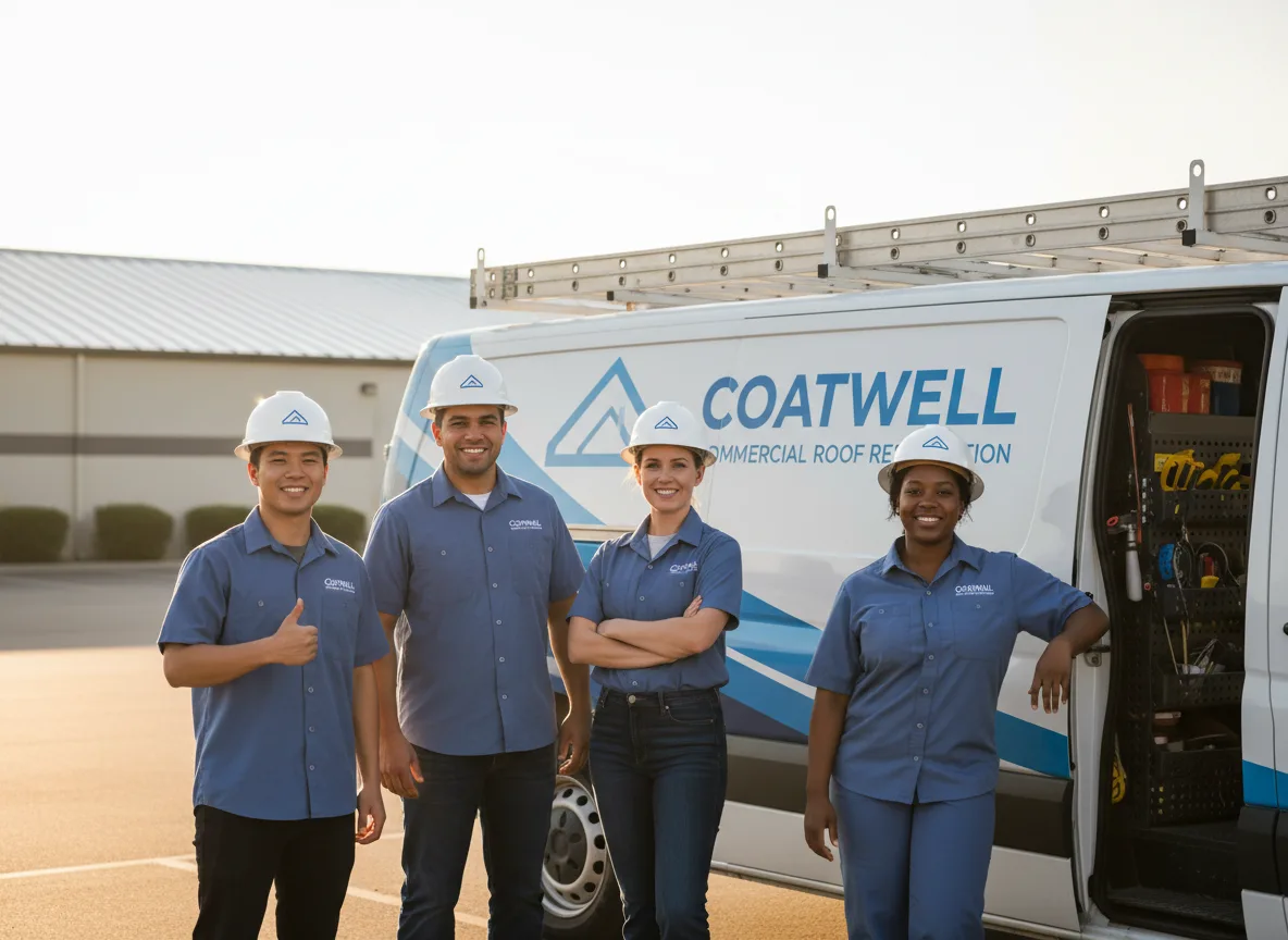 Commercial roof coating company in Boswell, OK